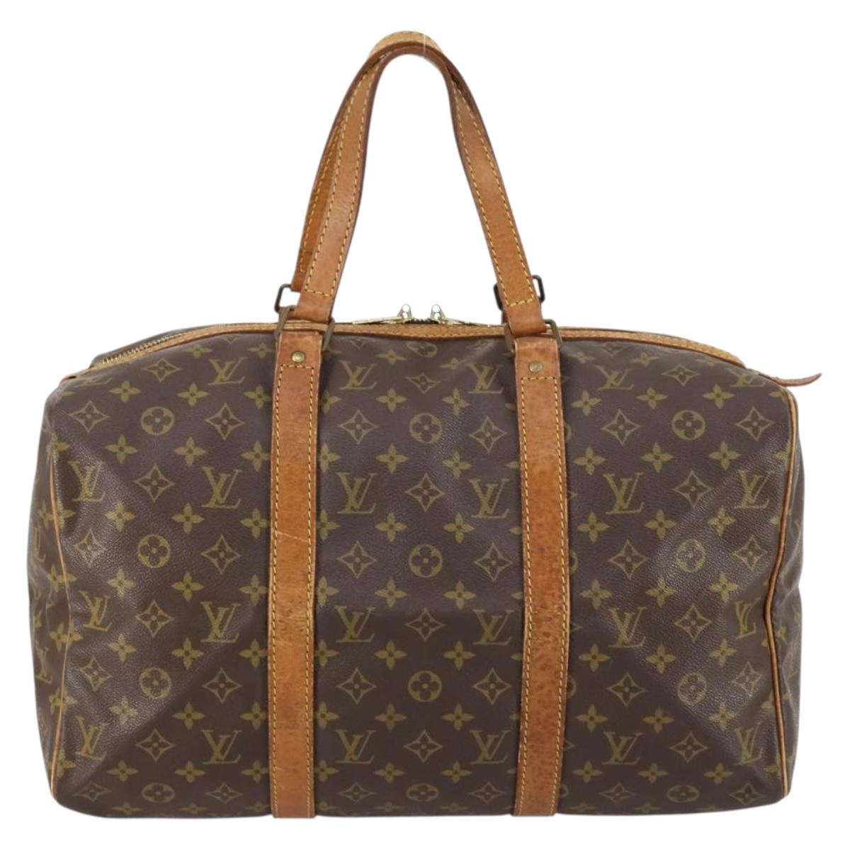 LOUIS VUITTON Monogram Sac Souple 45 Boston Bag M41624 LV Auth BA7190