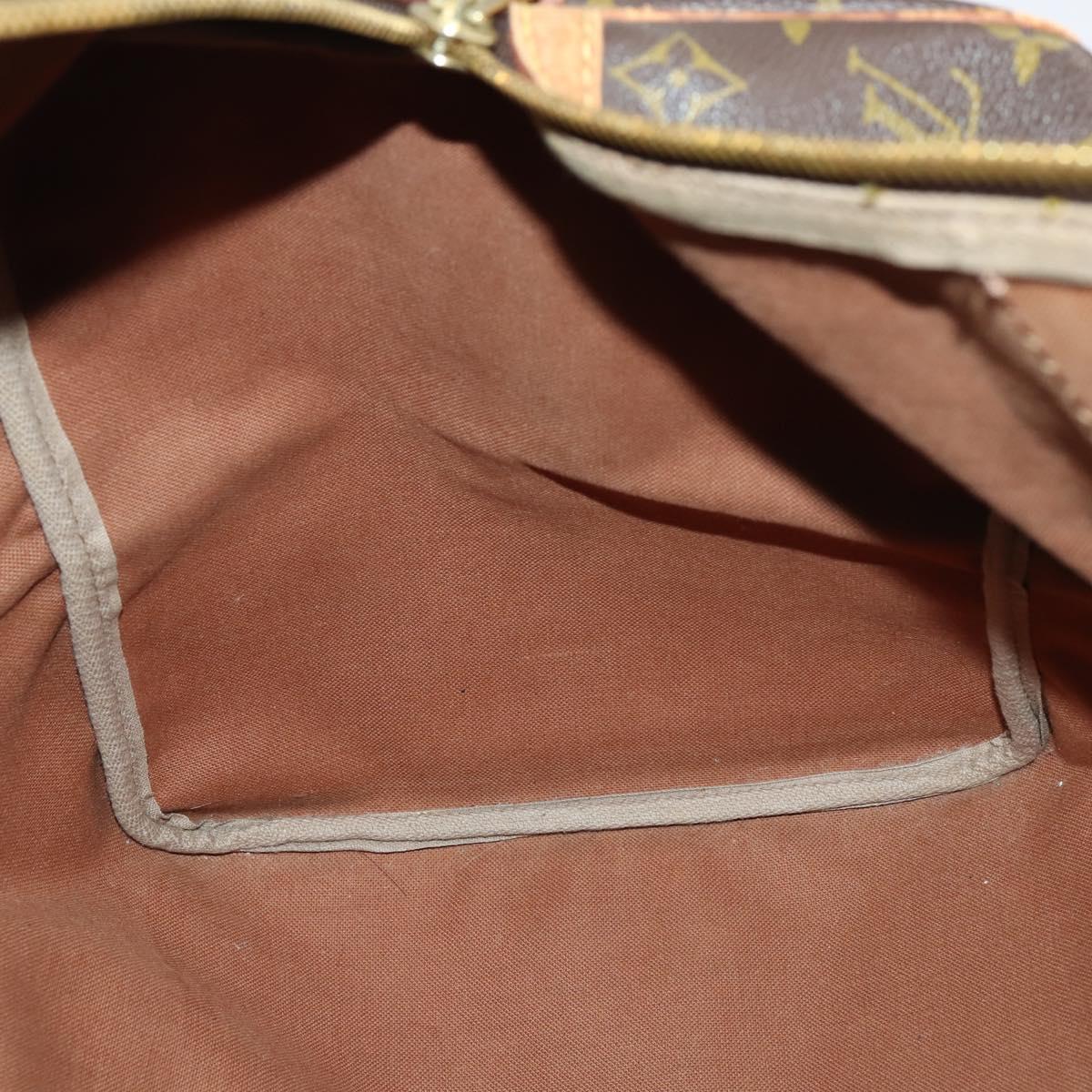 LOUIS VUITTON Monogram Sac Souple 45 Boston Bag M41624 LV Auth BA7190