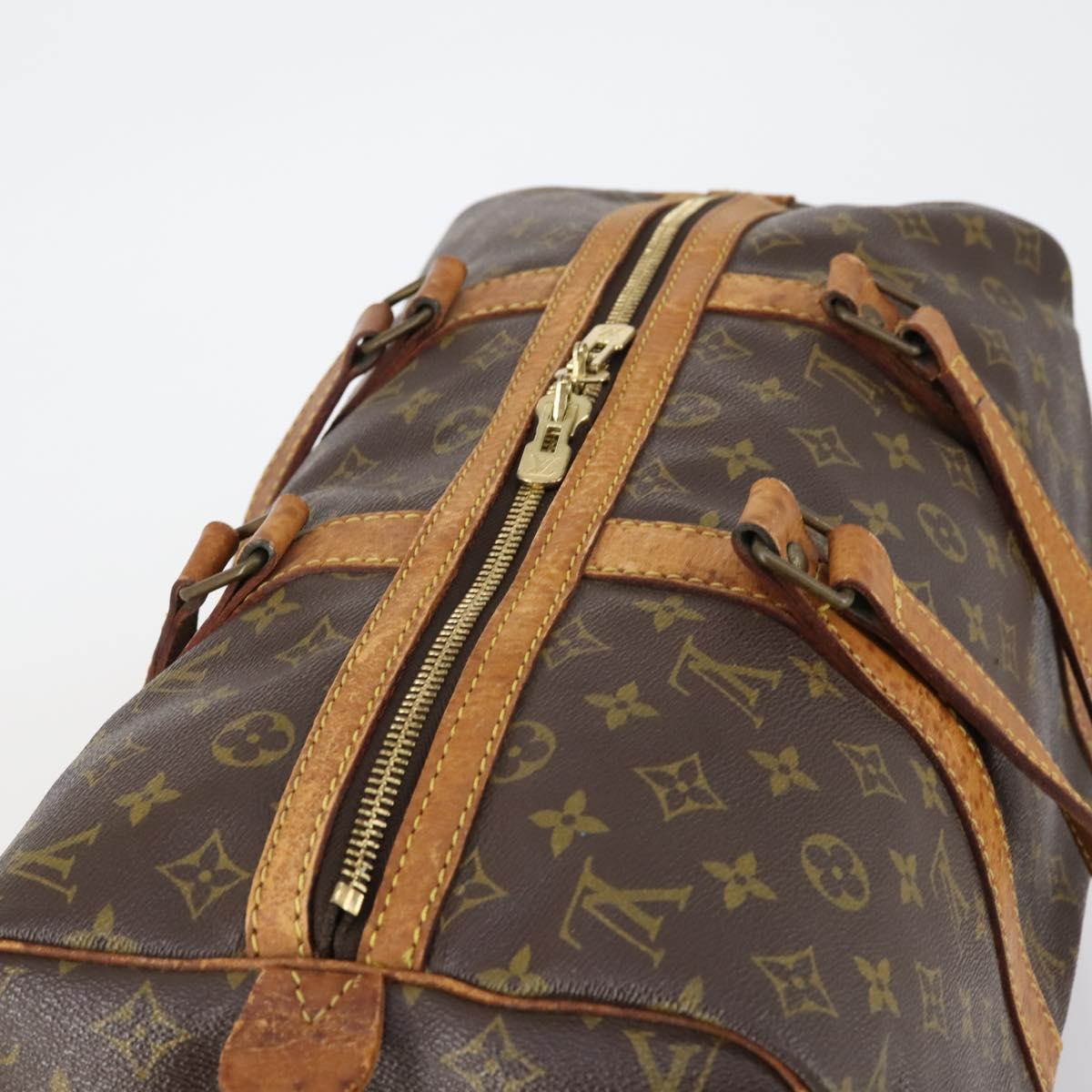 LOUIS VUITTON Monogram Sac Souple 45 Boston Bag M41624 LV Auth BA7190