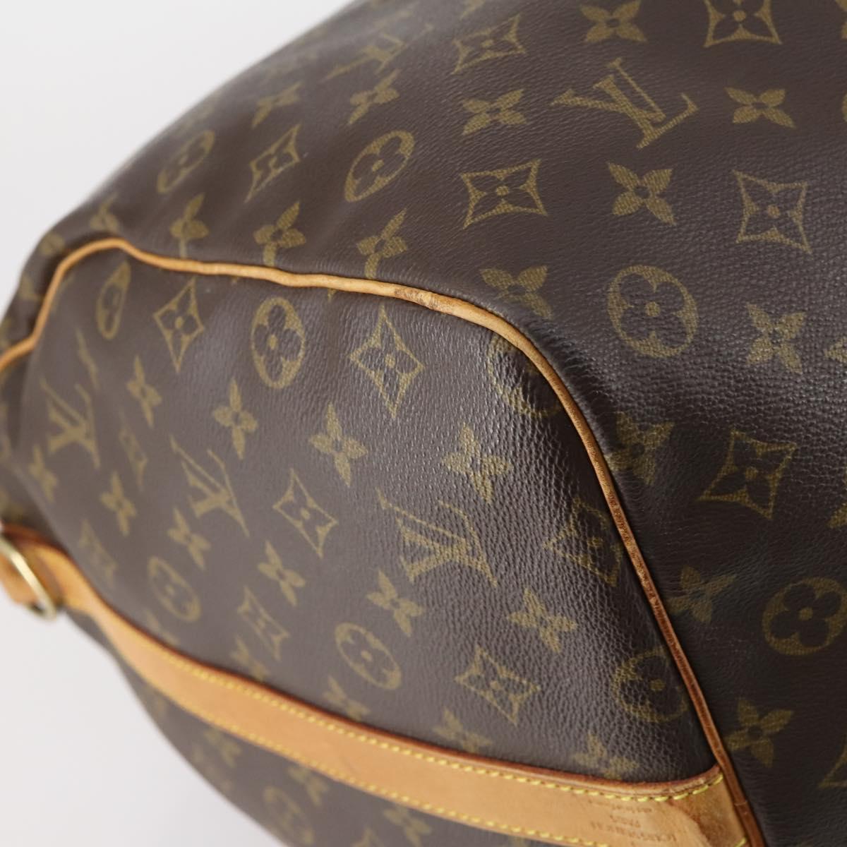 LOUIS VUITTON Monogram Keepall Bandouliere 60 Boston Bag M41412 LV Auth BA7196