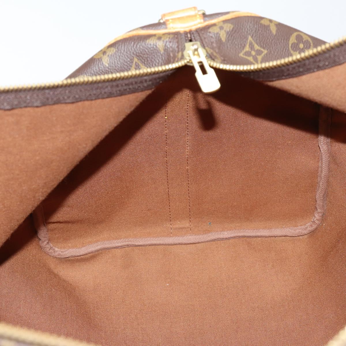 LOUIS VUITTON Monogram Keepall Bandouliere 60 Boston Bag M41412 LV Auth BA7196