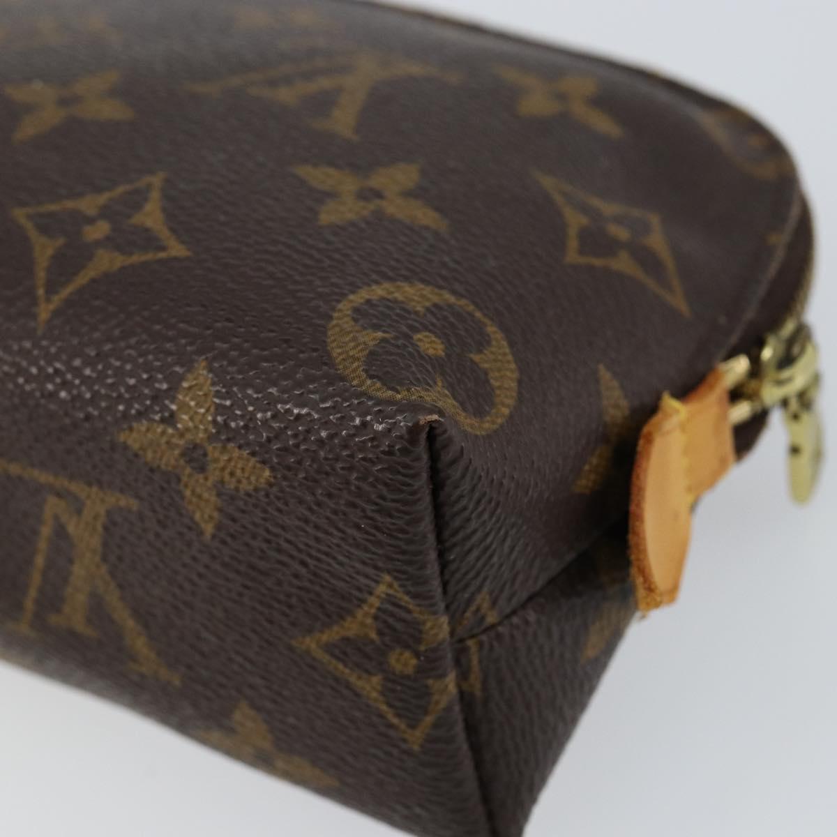 LOUIS VUITTON Monogram Pochette Cosmetic PM Pouch M43998 LV Auth BA7197