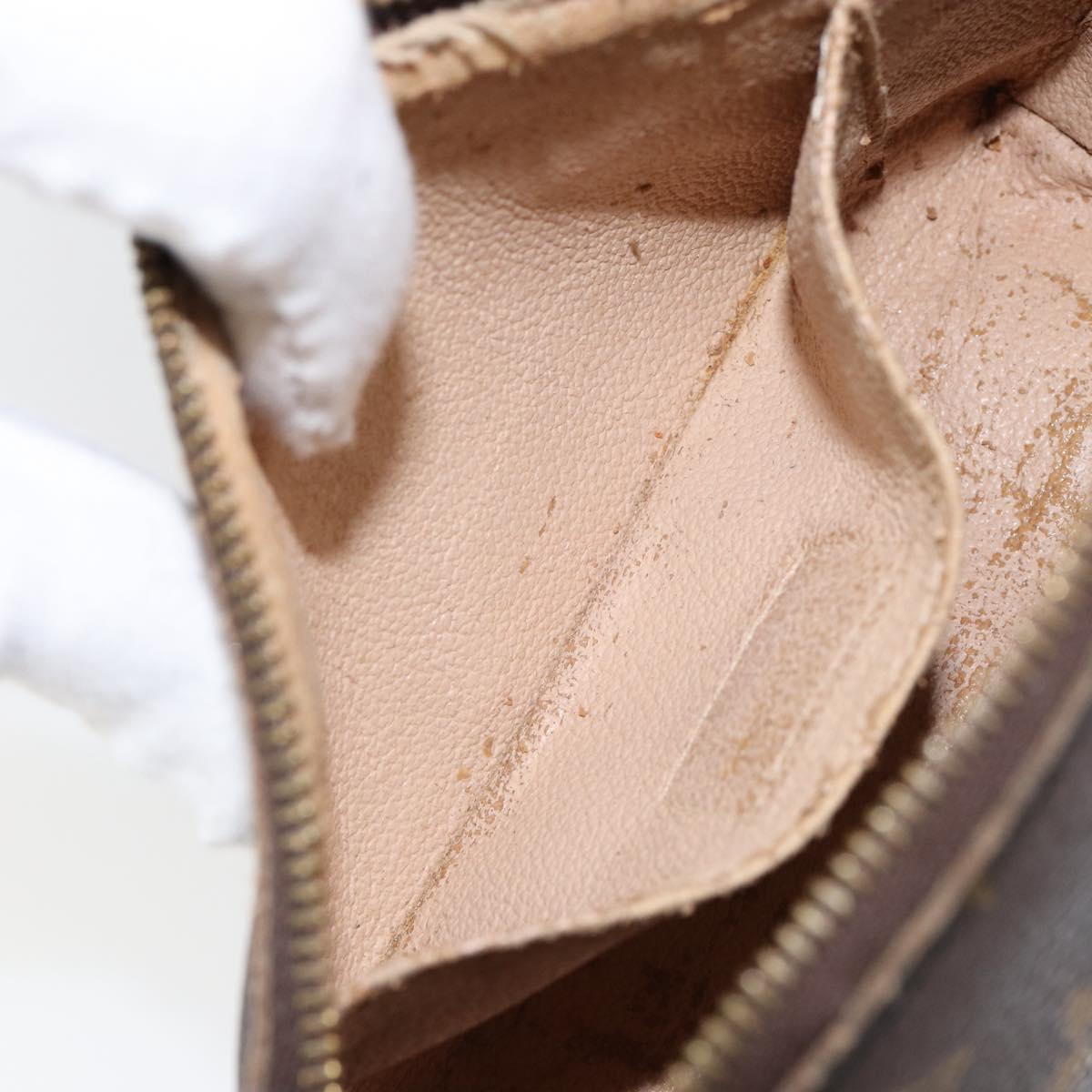 LOUIS VUITTON Monogram Pochette Cosmetic PM Pouch M43998 LV Auth BA7197