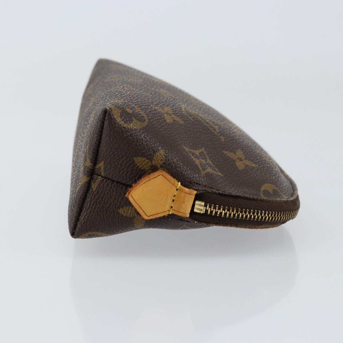 LOUIS VUITTON Monogram Pochette Cosmetic PM Pouch M43998 LV Auth BA7197