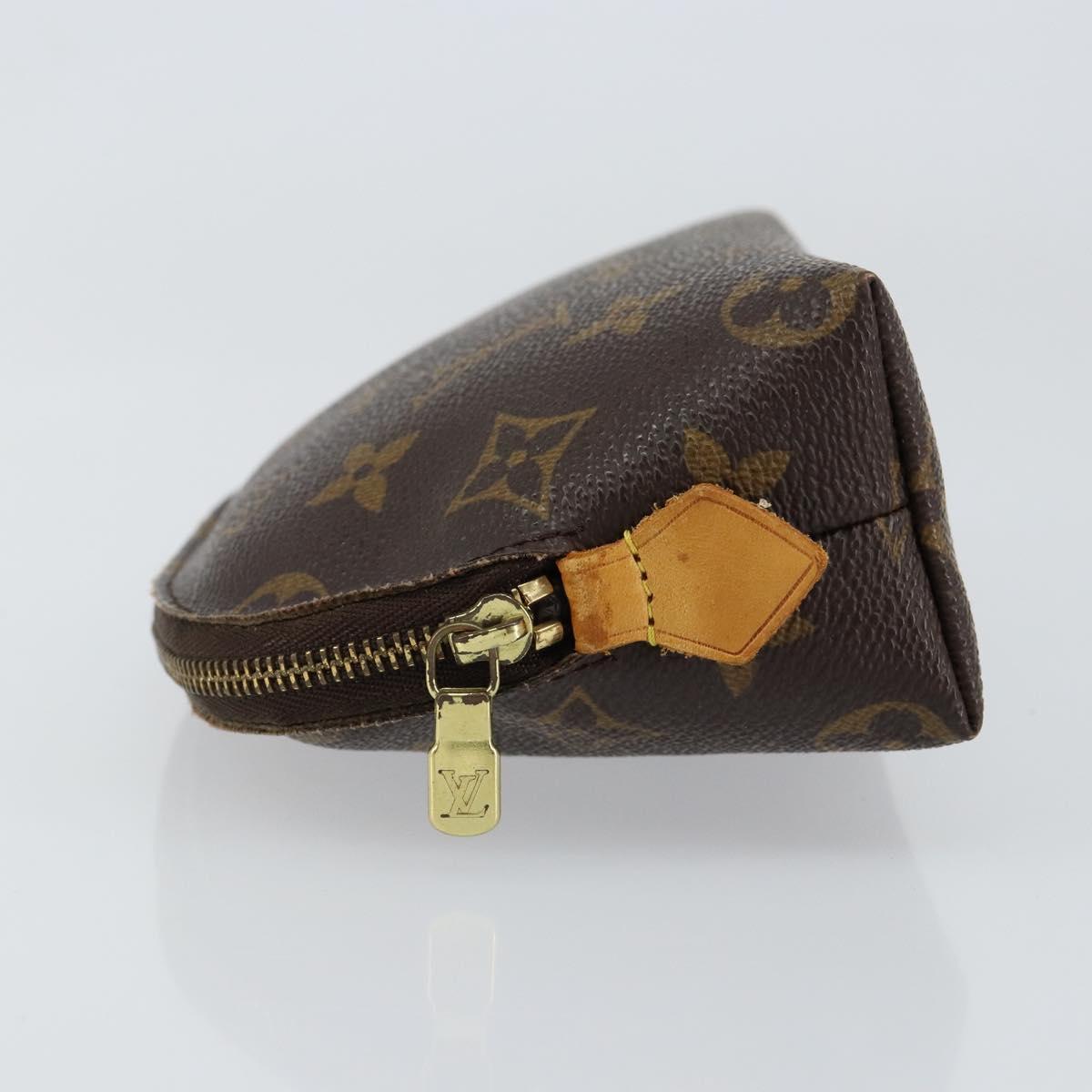 LOUIS VUITTON Monogram Pochette Cosmetic PM Pouch M43998 LV Auth BA7197