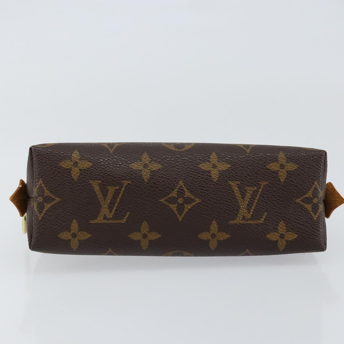 LOUIS VUITTON Monogram Pochette Cosmetic PM Pouch M43998 LV Auth BA7197