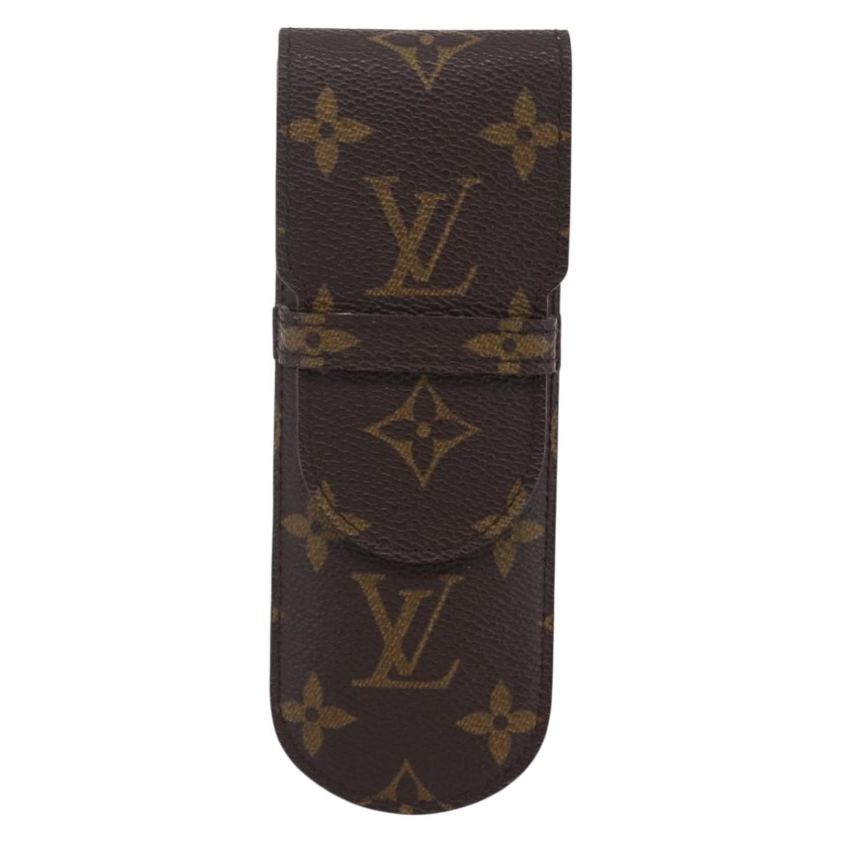 LOUIS VUITTON Monogram Etui Stilo Pen Case M62990 LV Auth BA7201V