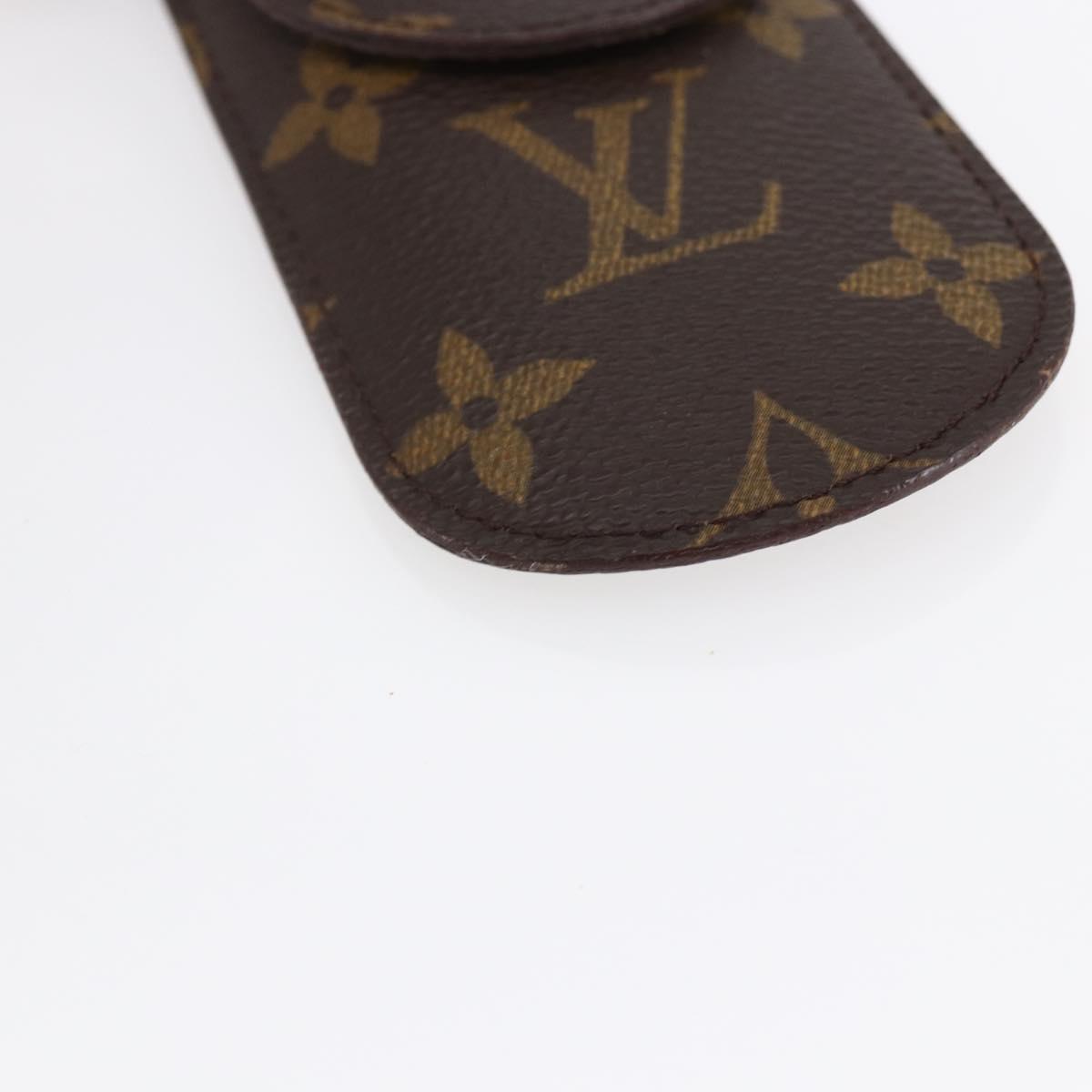 LOUIS VUITTON Monogram Etui Stilo Pen Case M62990 LV Auth BA7201V