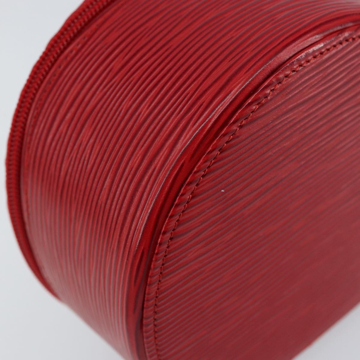 LOUIS VUITTON Epi Ecrin Bijoux 12 Jewelry Box Red M48207 LV Auth BA7218