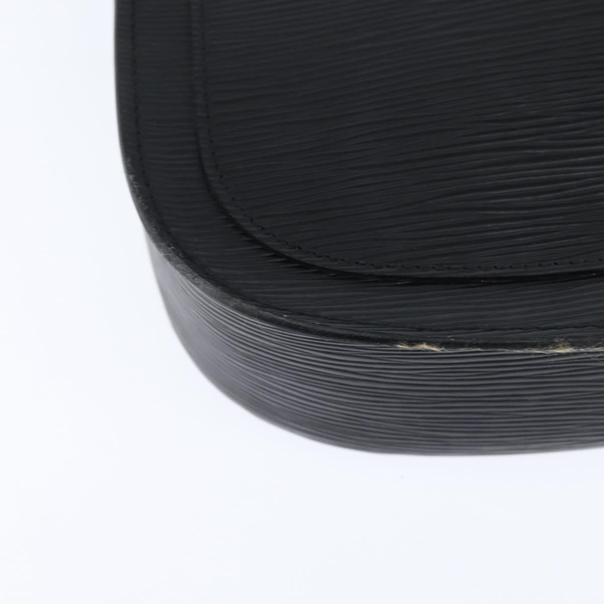 LOUIS VUITTON Epi Saint Cloud GM Shoulder Bag Black Noir M52192 LV Auth BA7219