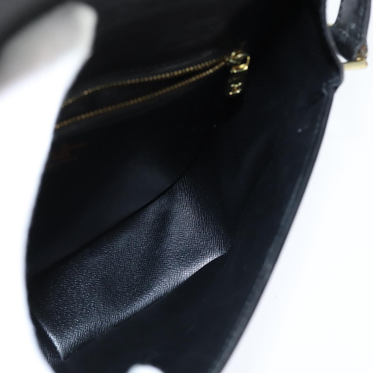 LOUIS VUITTON Epi Saint Cloud GM Shoulder Bag Black Noir M52192 LV Auth BA7219