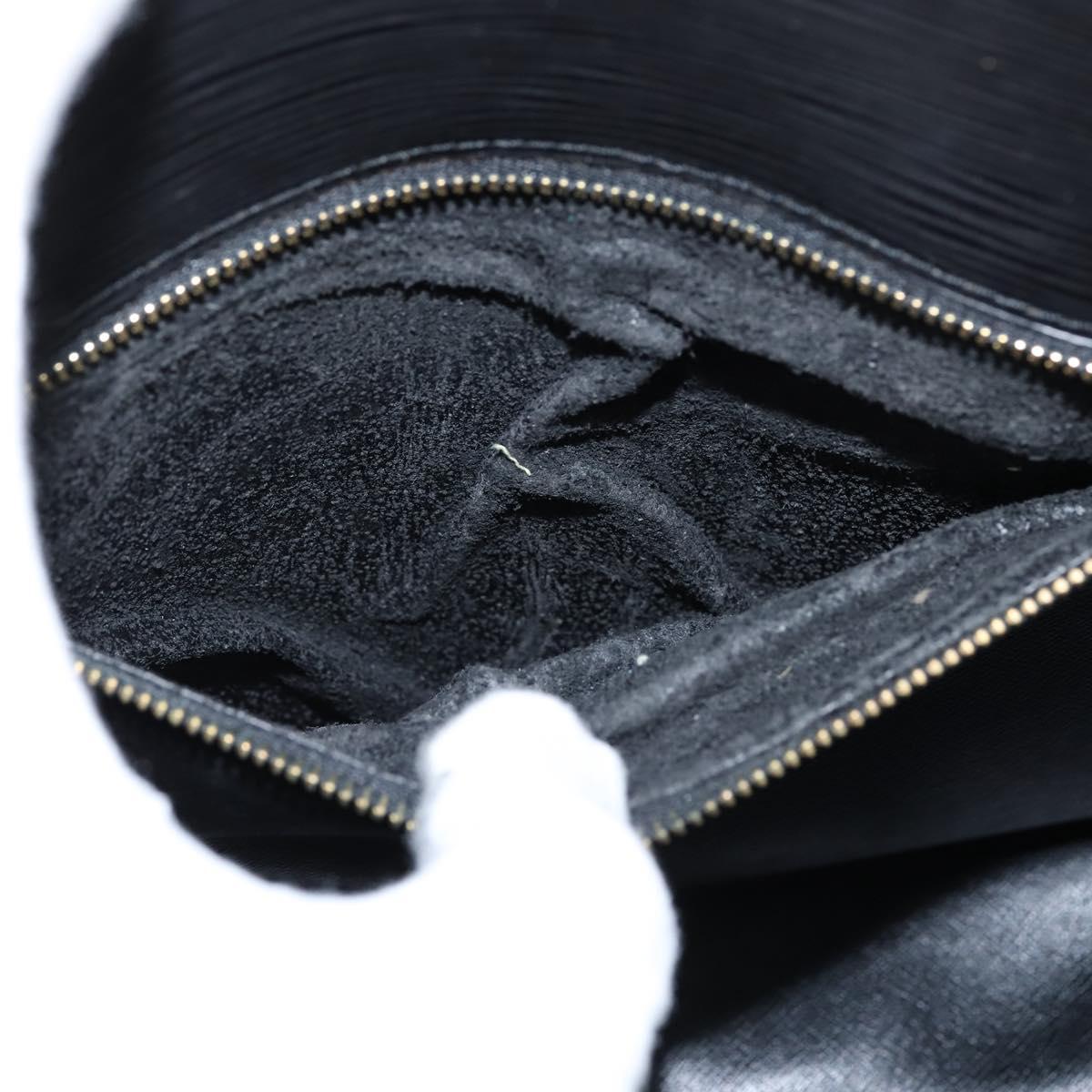 LOUIS VUITTON Epi Saint Cloud GM Shoulder Bag Black Noir M52192 LV Auth BA7219