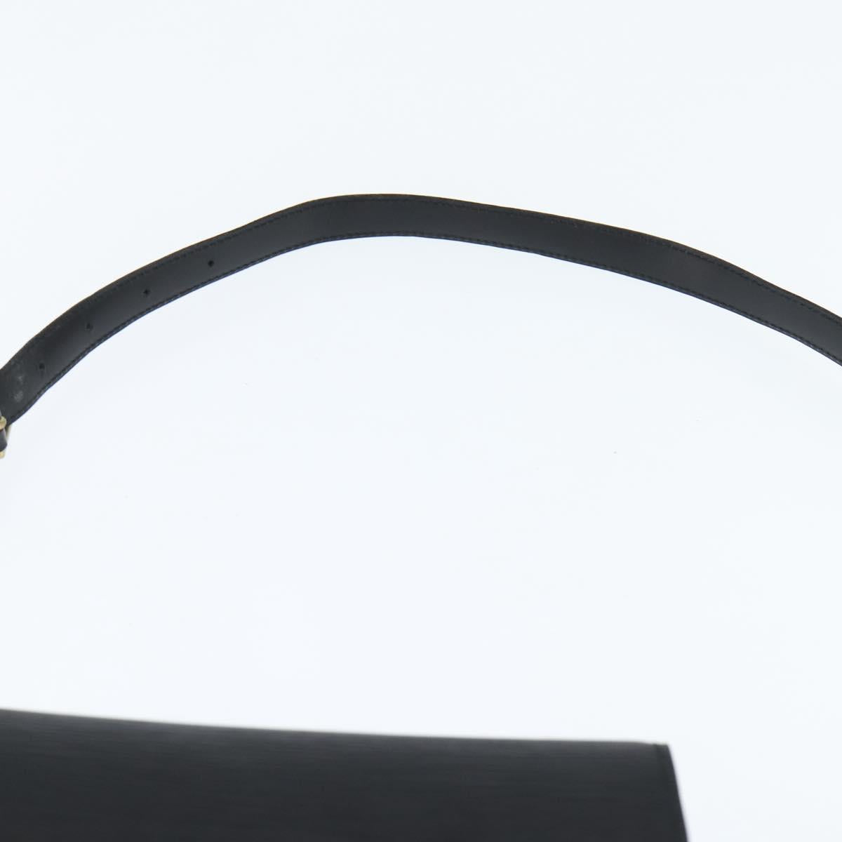 LOUIS VUITTON Epi Saint Cloud GM Shoulder Bag Black Noir M52192 LV Auth BA7219