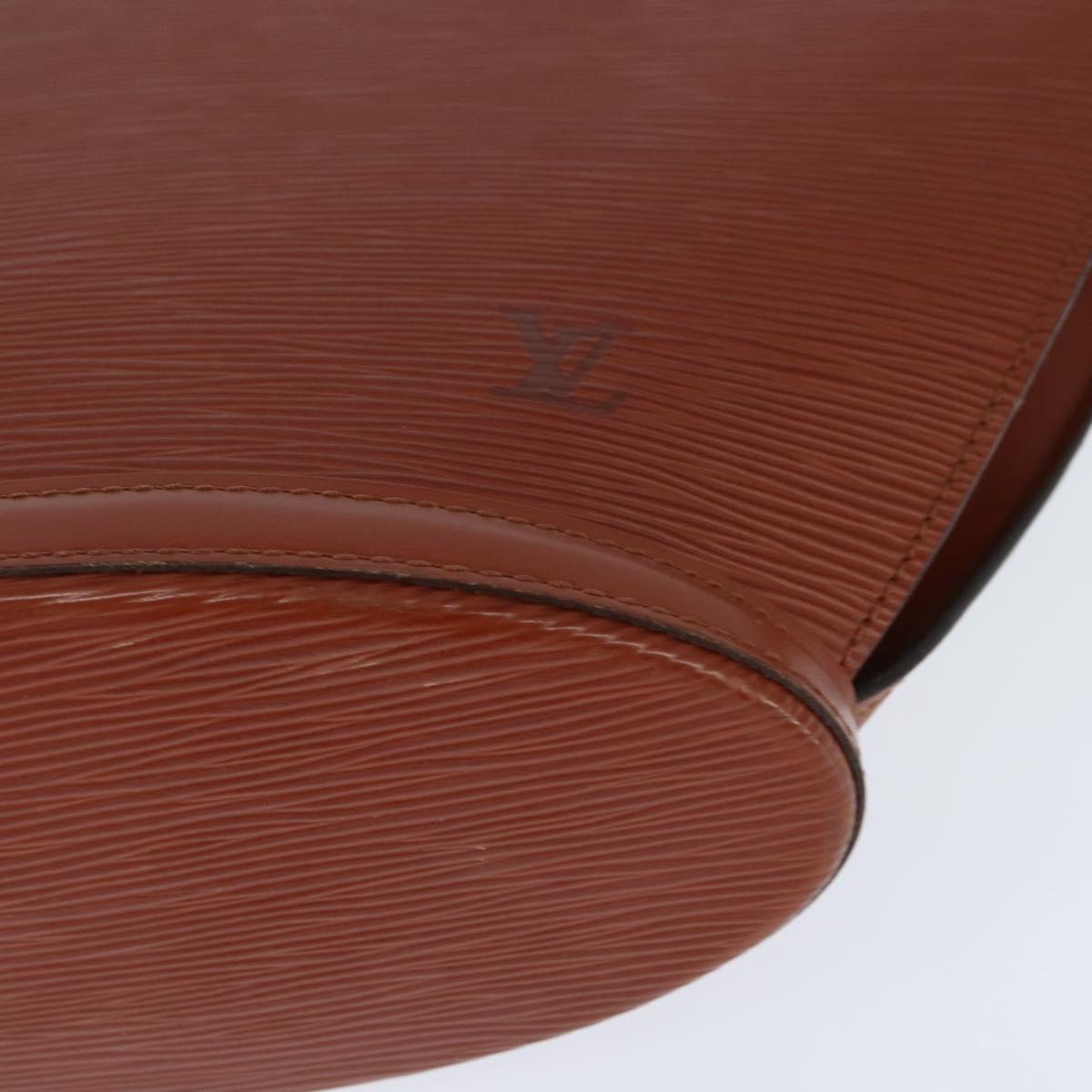 LOUIS VUITTON Epi Saint Jacques Hand Bag Brown M52263 LV Auth BA7223