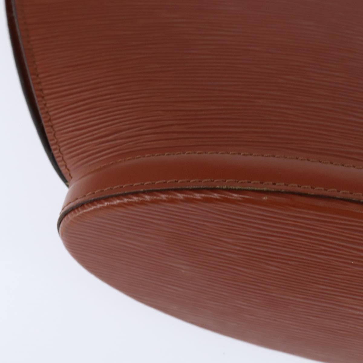 LOUIS VUITTON Epi Saint Jacques Hand Bag Brown M52263 LV Auth BA7223