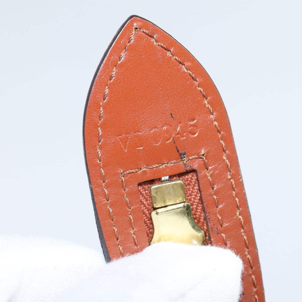 LOUIS VUITTON Epi Saint Jacques Hand Bag Brown M52263 LV Auth BA7223