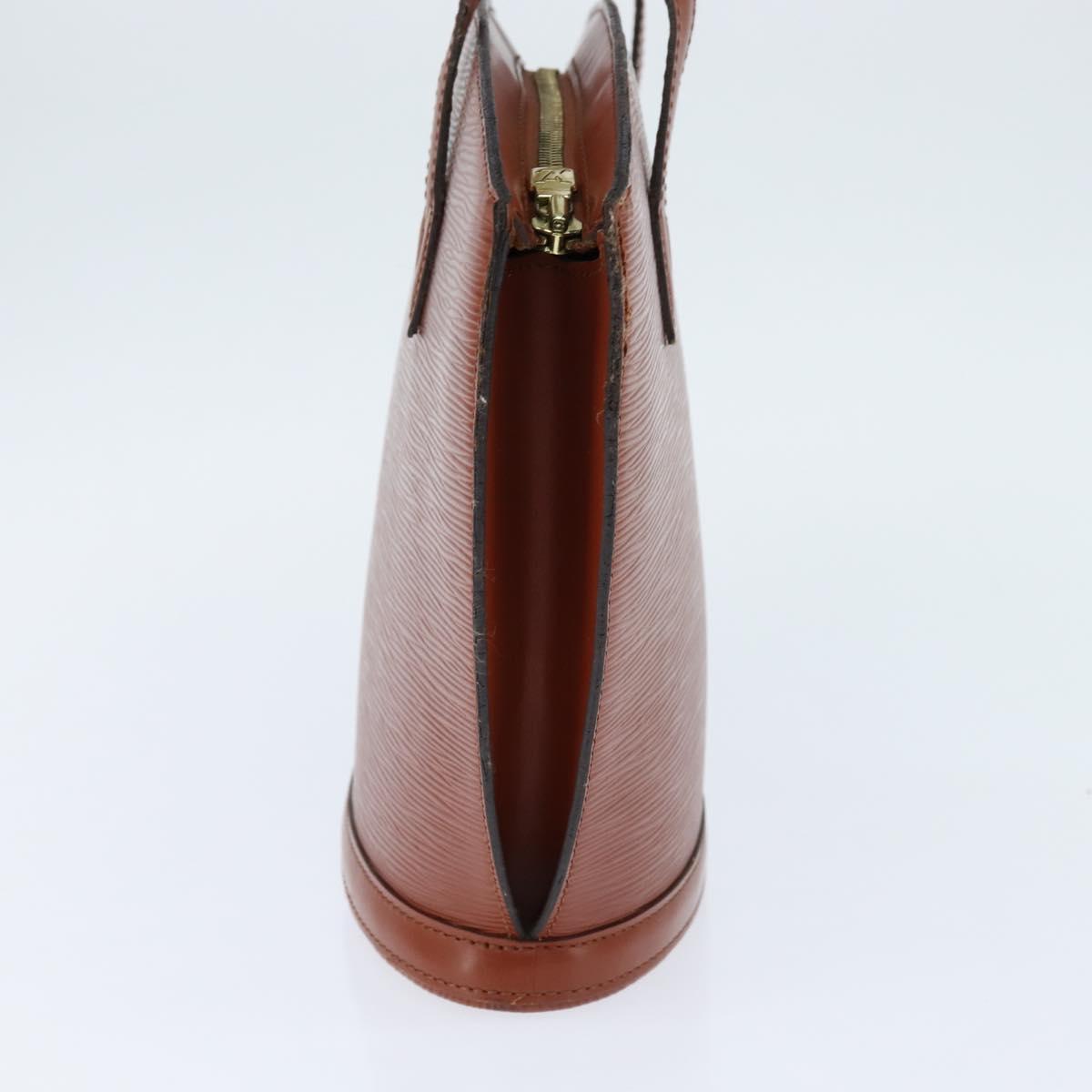 LOUIS VUITTON Epi Saint Jacques Hand Bag Brown M52263 LV Auth BA7223