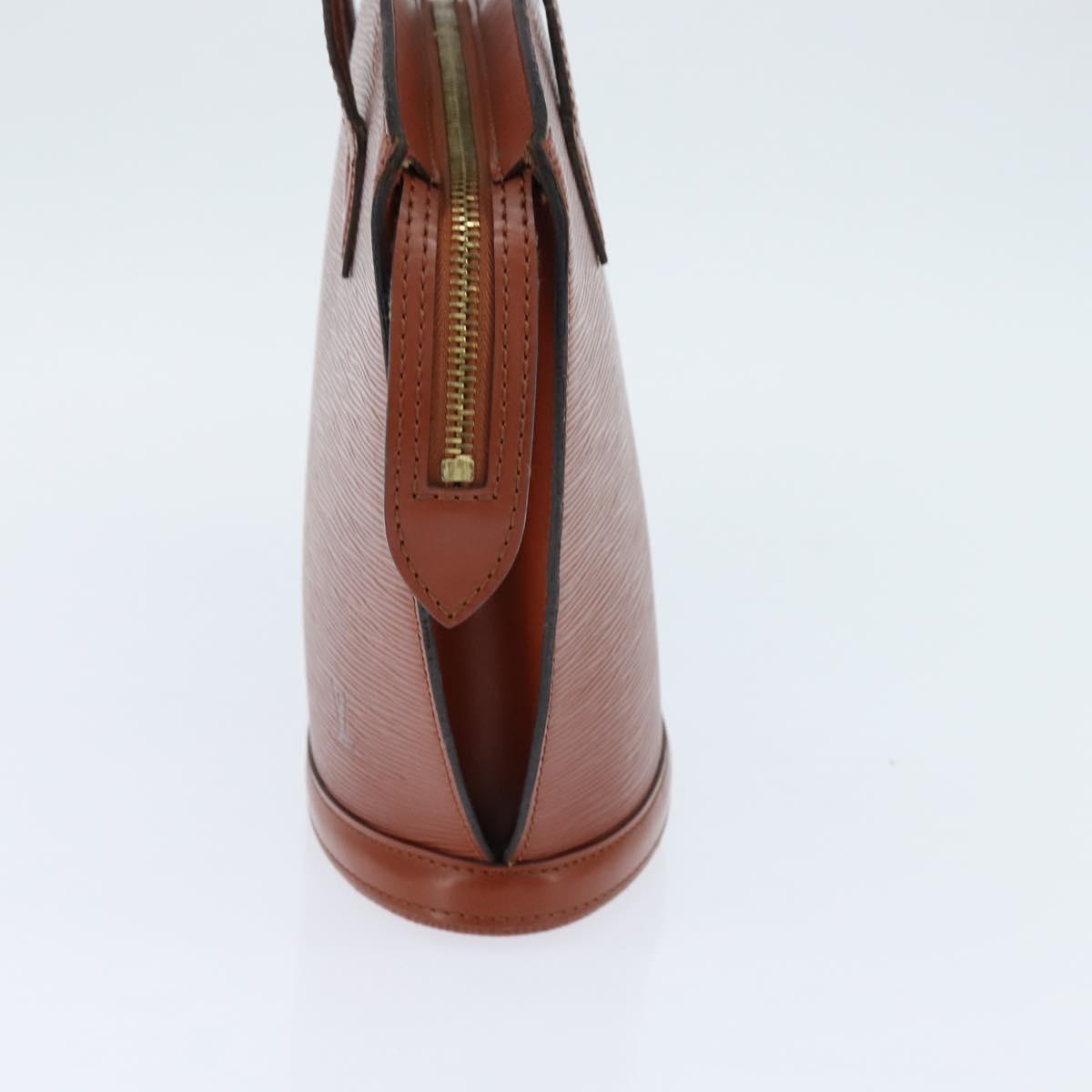 LOUIS VUITTON Epi Saint Jacques Hand Bag Brown M52263 LV Auth BA7223