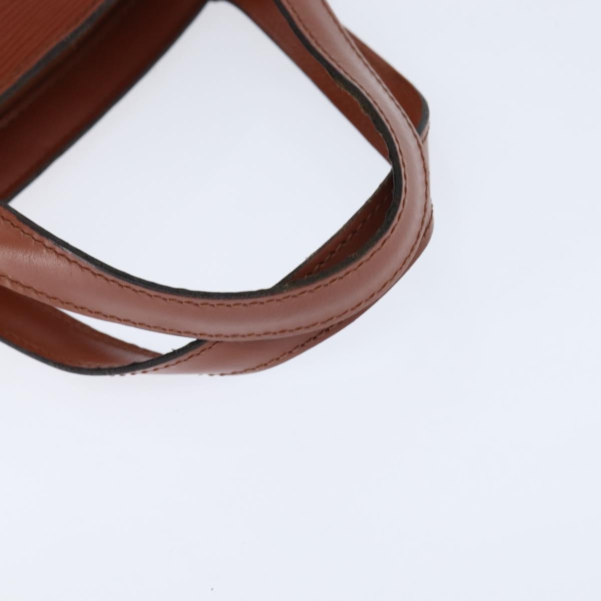 LOUIS VUITTON Epi Saint Jacques Hand Bag Brown M52263 LV Auth BA7223