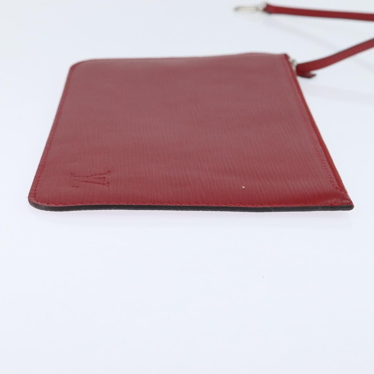 LOUIS VUITTON Epi Neverfull MM Tote Bag Red M41318 LV Auth BA7226