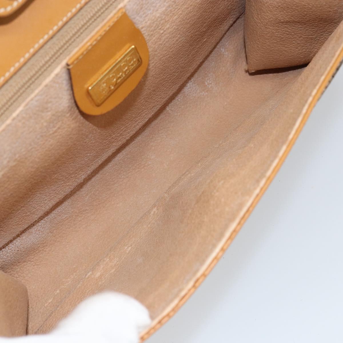 GUCCI Micro GG Supreme Shoulder Bag PVC Beige Gold 004 89 0265 Auth BA7244