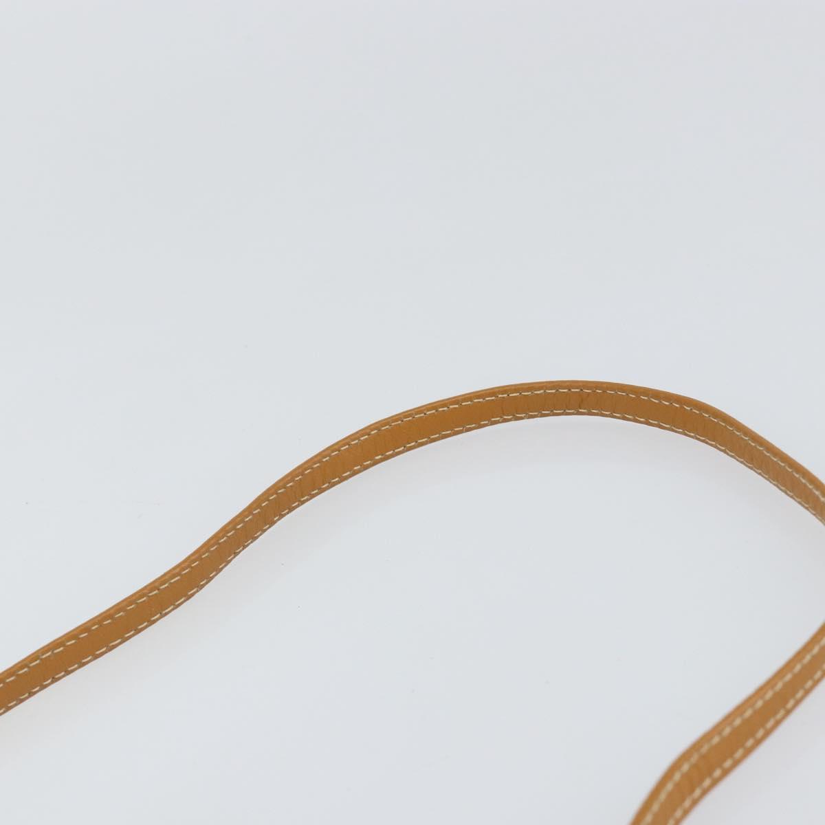 GUCCI Micro GG Supreme Bag PVC Leather Brown Gold 007 084 0094 Auth BA7247