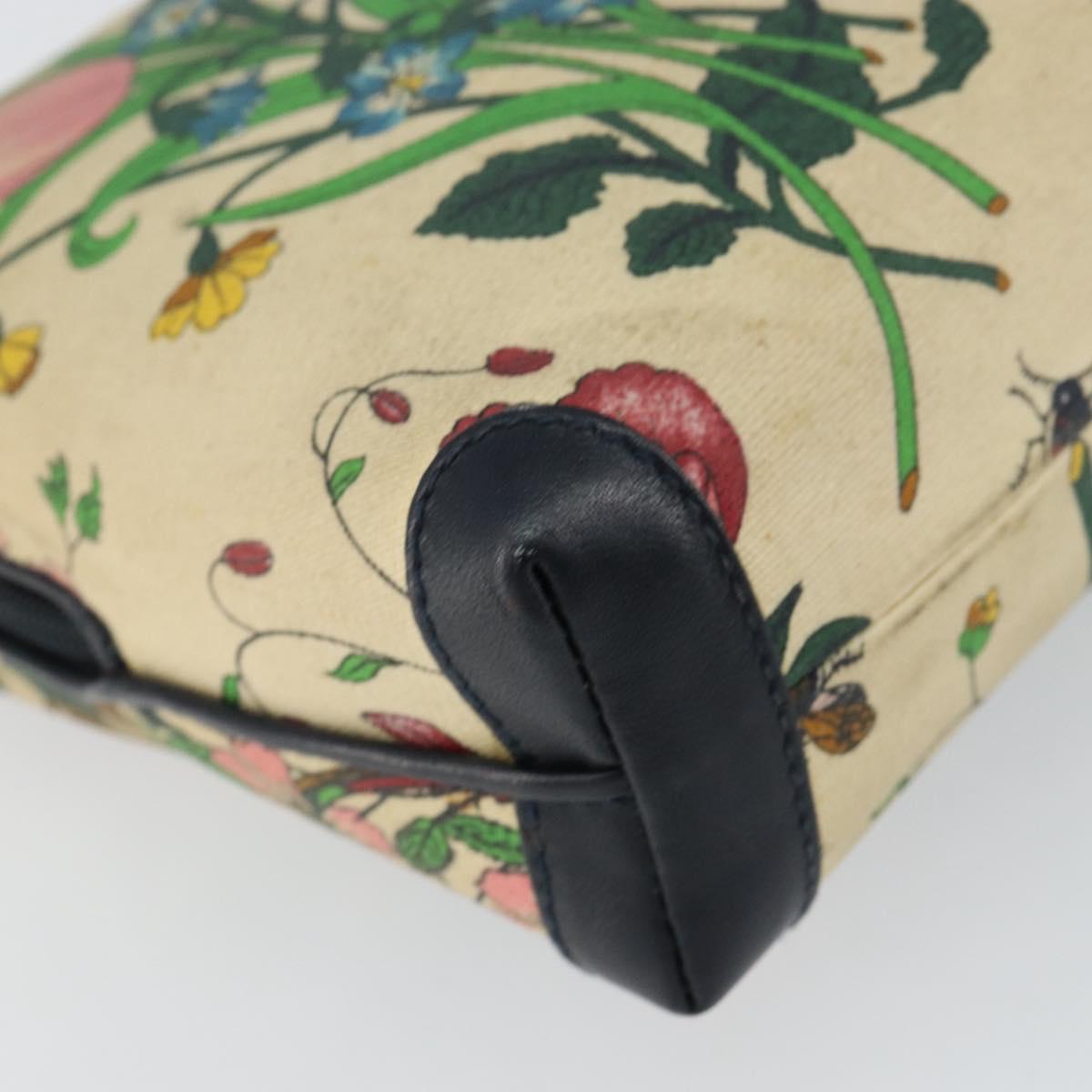 GUCCI Shoulder Bag Canvas Beige Gold 007 115 1093 Auth BA7261