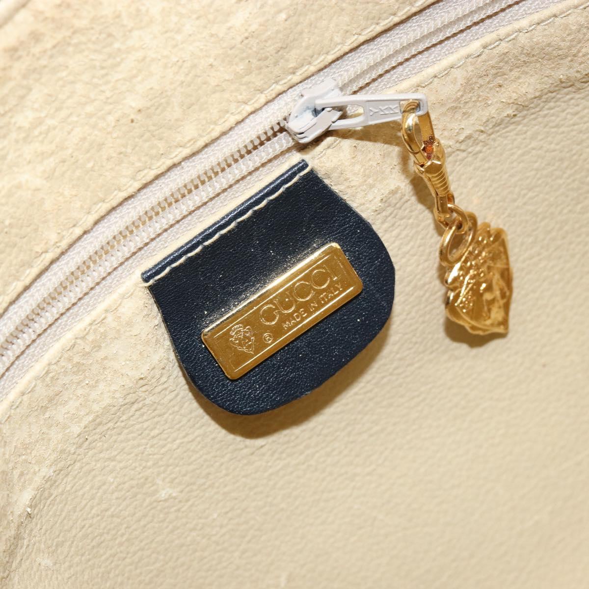 GUCCI Shoulder Bag Canvas Beige Gold 007 115 1093 Auth BA7261