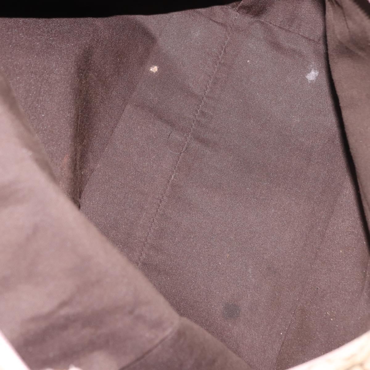 GUCCI GG Canvas Tote Bag Beige Gold 131230 Auth BA7274