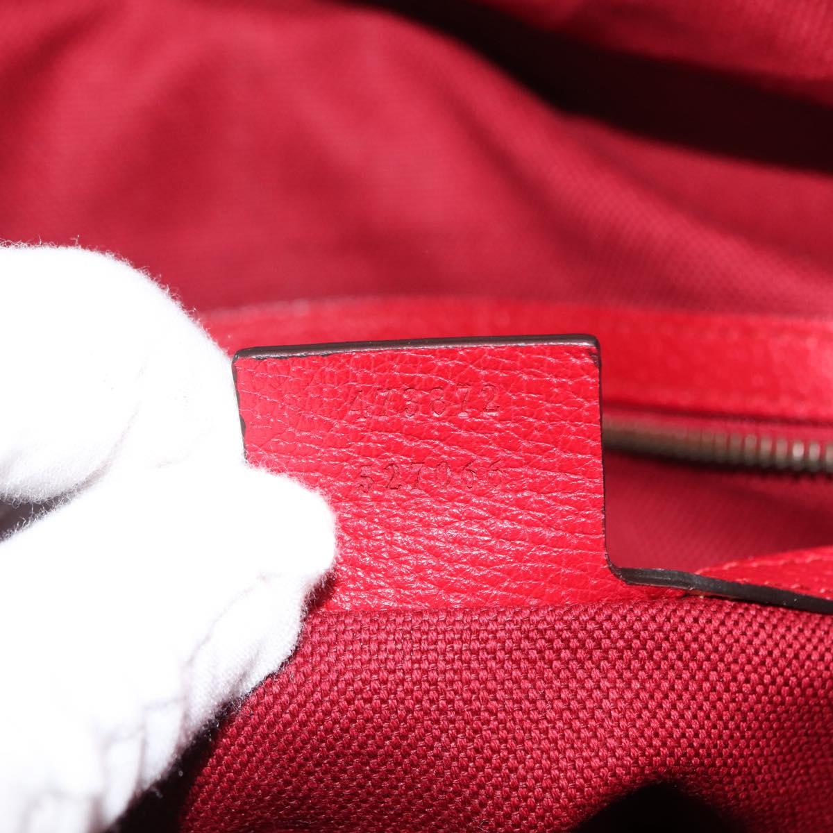 GUCCI Backpack Canvas Blue Red 473872 Auth BA7277