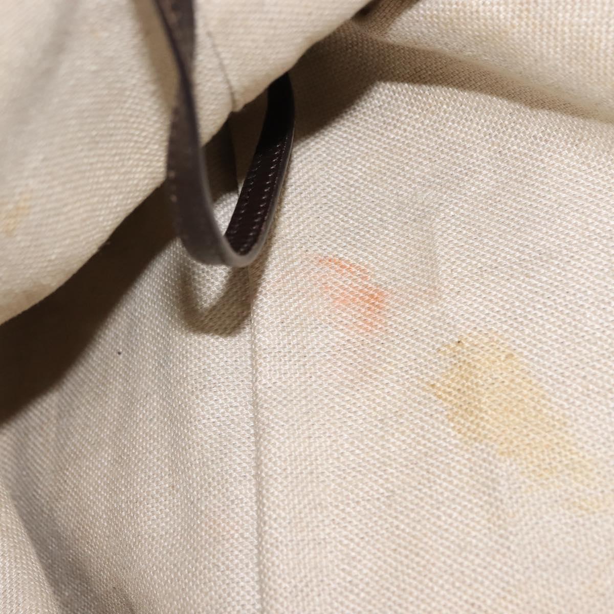 GUCCI Tote Bag Canvas Beige Gold 247209 Auth BA7278