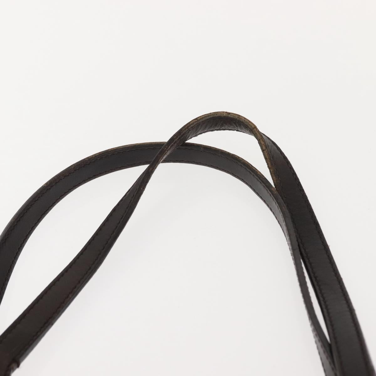 GUCCI Tote Bag Canvas Beige Gold 247209 Auth BA7278