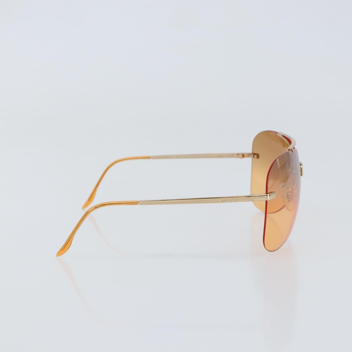 Christian Dior Sunglasses plastic Orange Auth BA7281