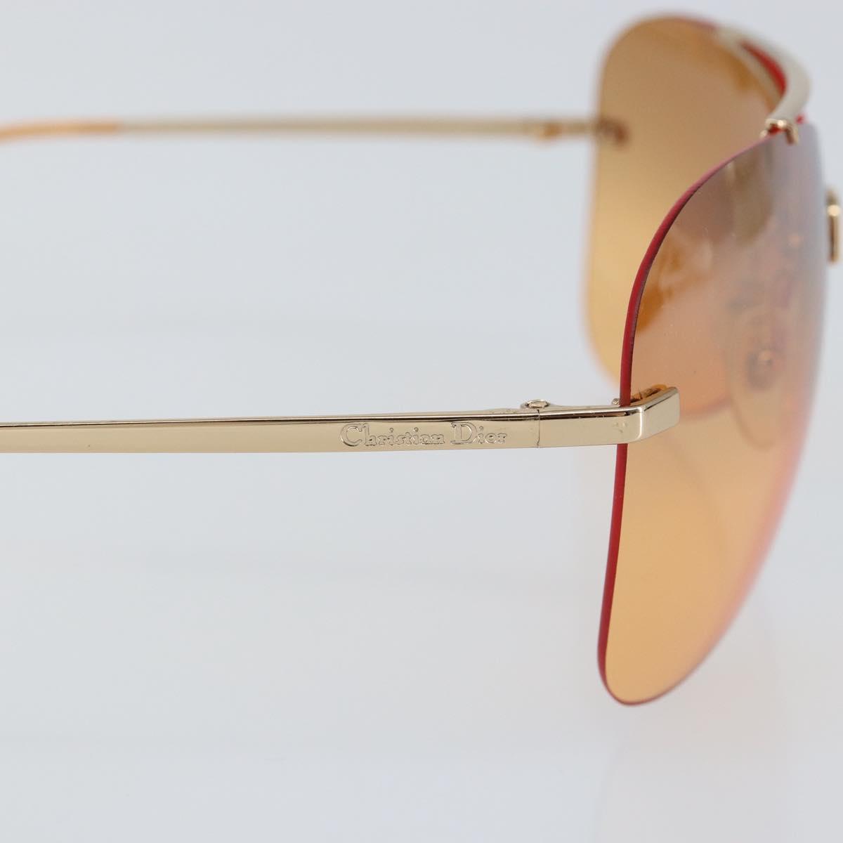 Christian Dior Sunglasses plastic Orange Auth BA7281