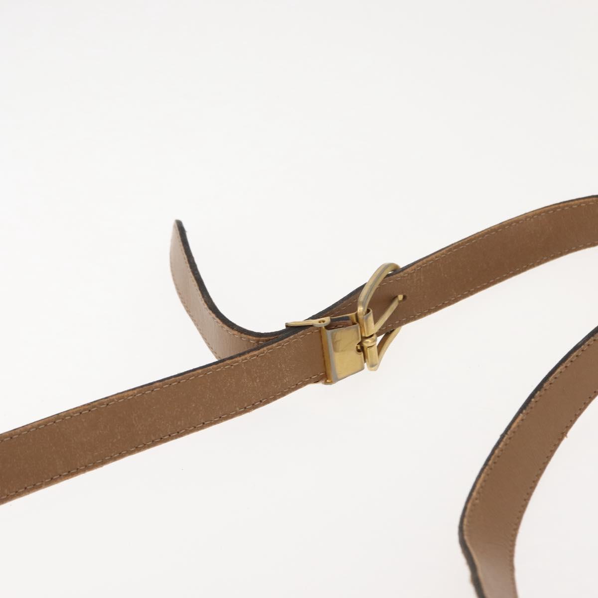 Christian Dior Honeycomb Canvas Shoulder Bag PVC Black Gold Auth BA7309