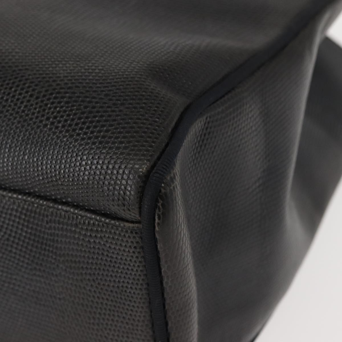 Salvatore Ferragamo Vala Tote Bag Leather Navy Gold Auth BA7322