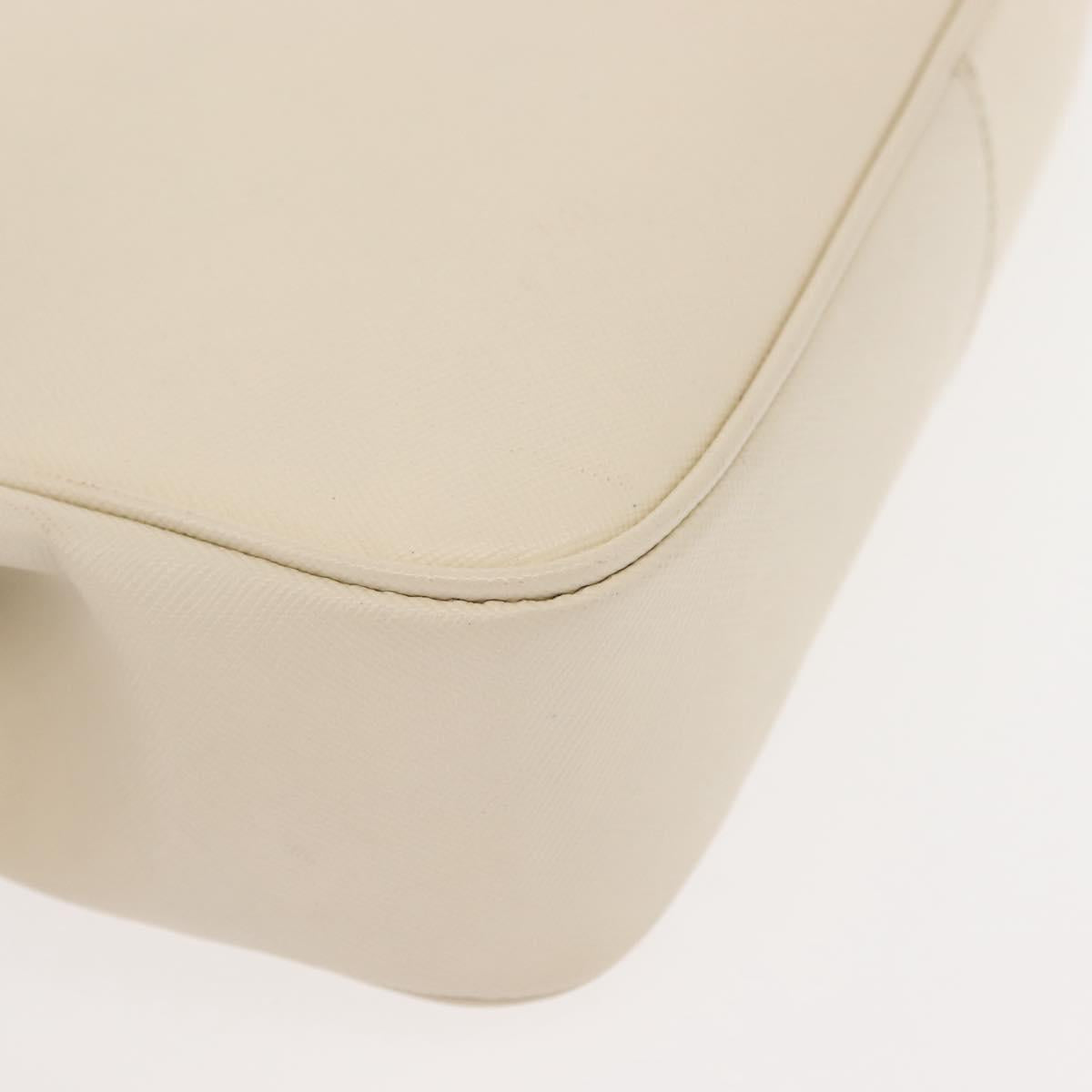 Salvatore Ferragamo Shoulder Bag Leather Black Silver Auth BA7335