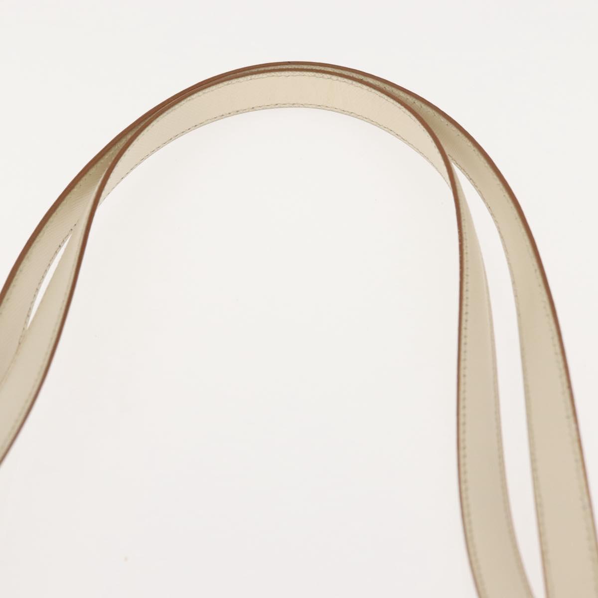 Salvatore Ferragamo Shoulder Bag Leather Black Silver Auth BA7335