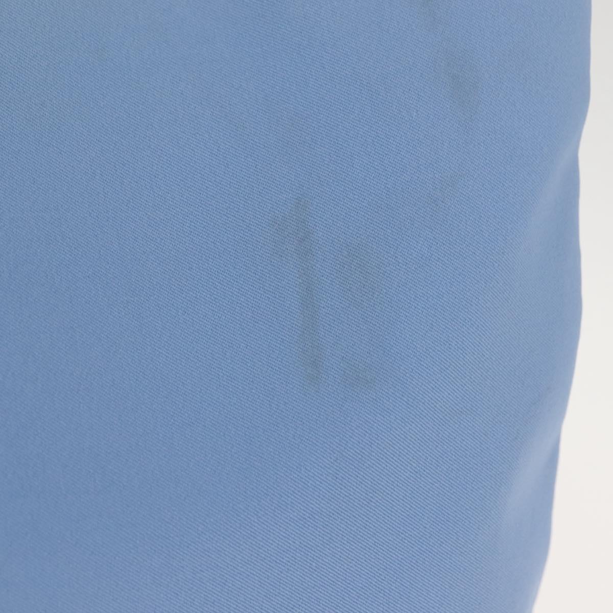 Salvatore Ferragamo Tote Bag Canvas Blue Silver Auth BA7336