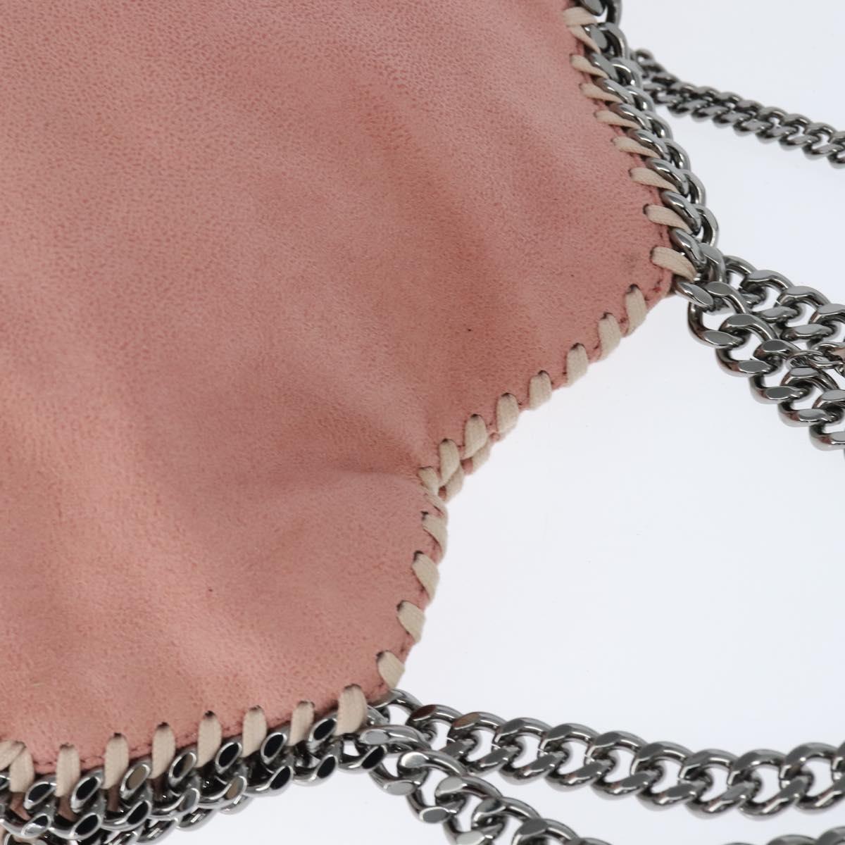 Stella MacCartney Chain Falabella Shoulder Bag polyester Pink 371223 Auth BA7344
