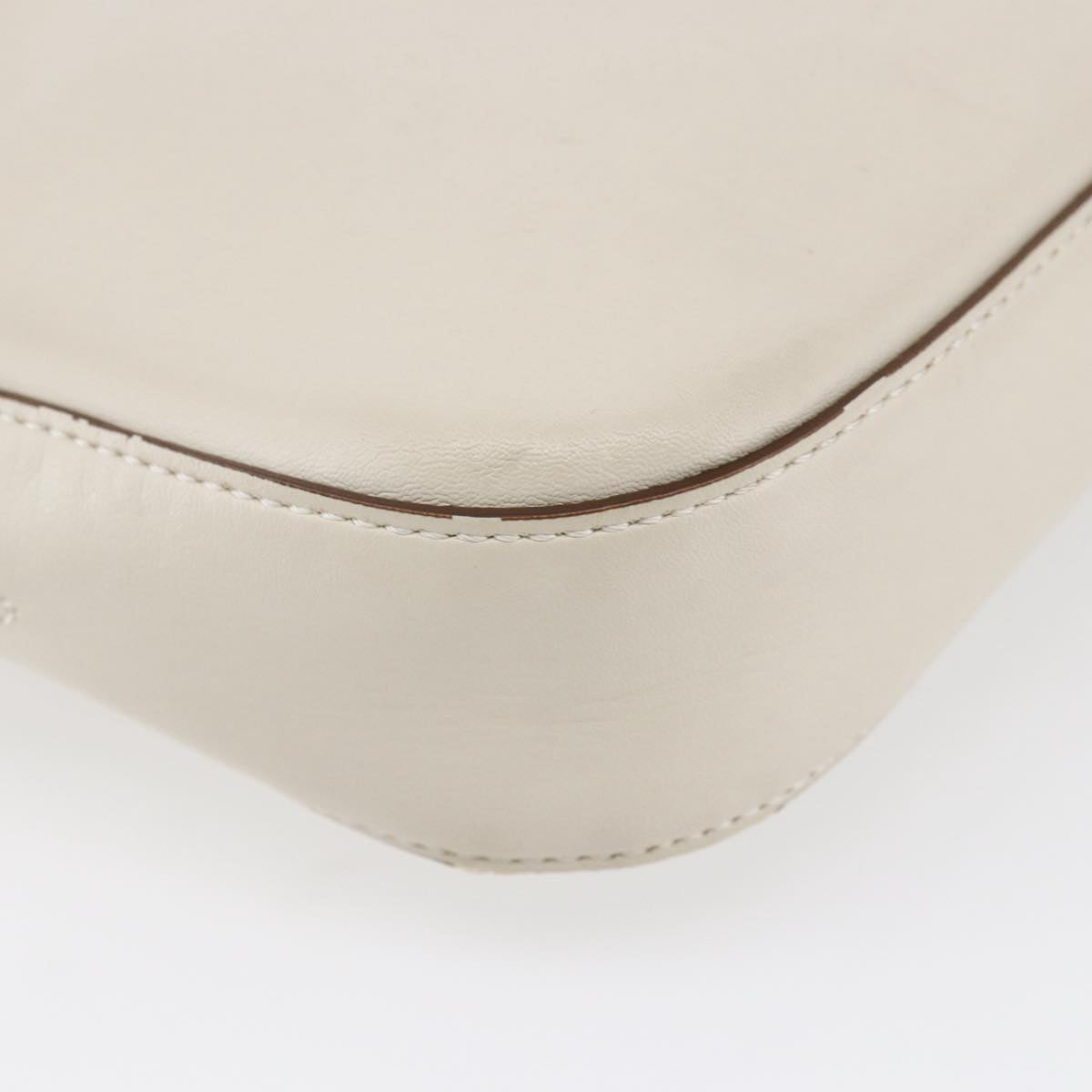 Stella MacCartney Shoulder Bag polyester Beige Gold Auth BA7347