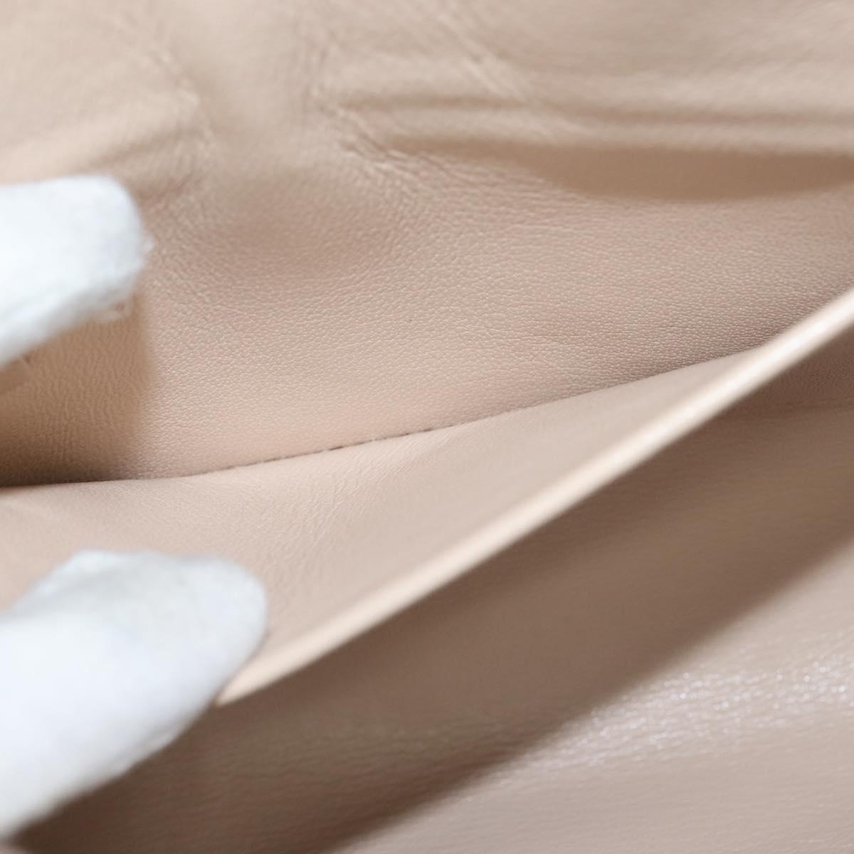 Chloe Shoulder Bag Leather Navy Gold Auth BA7371