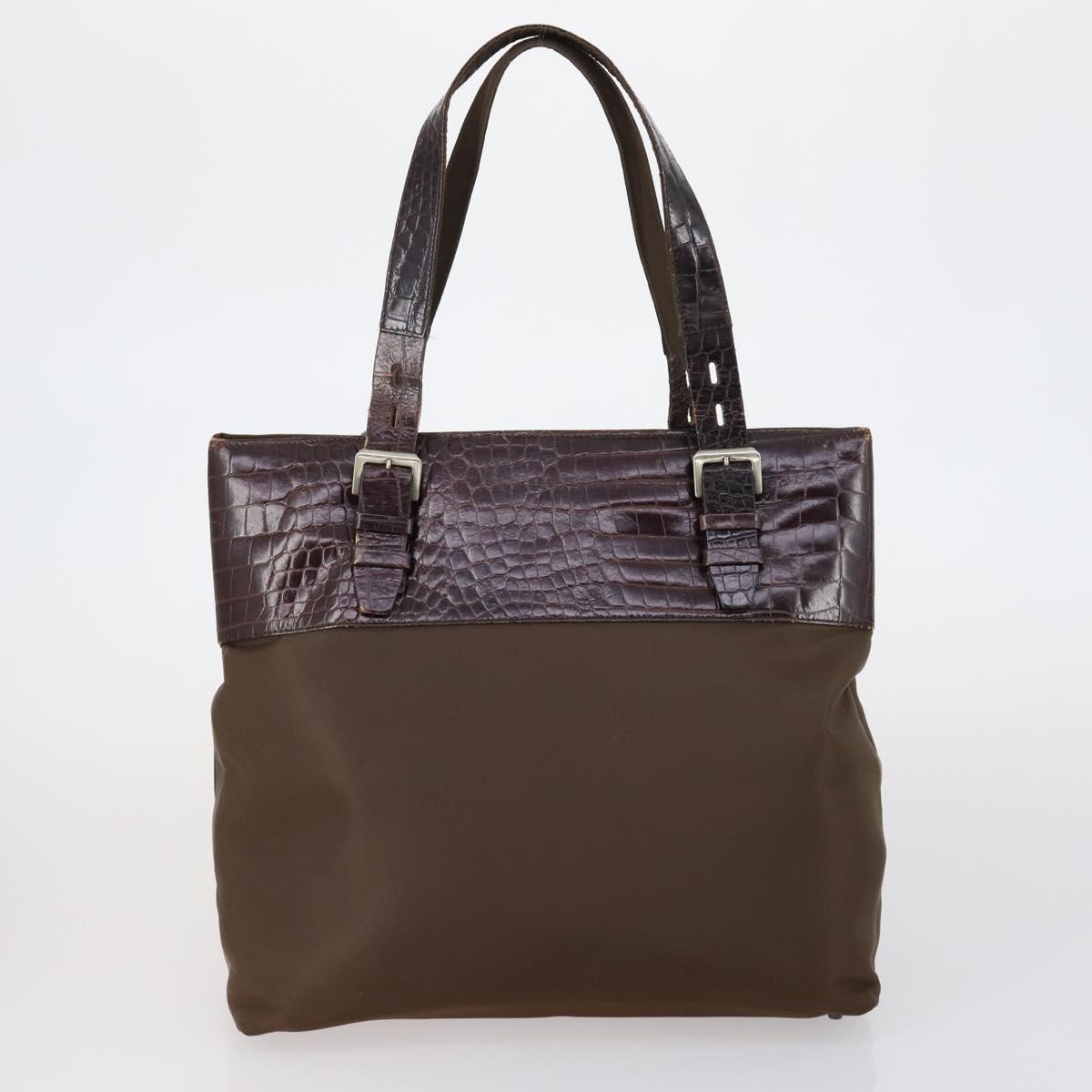 Gianni Versace PRADA Celine Bally Bag Leather 4Set Black Brown Auth BA7384