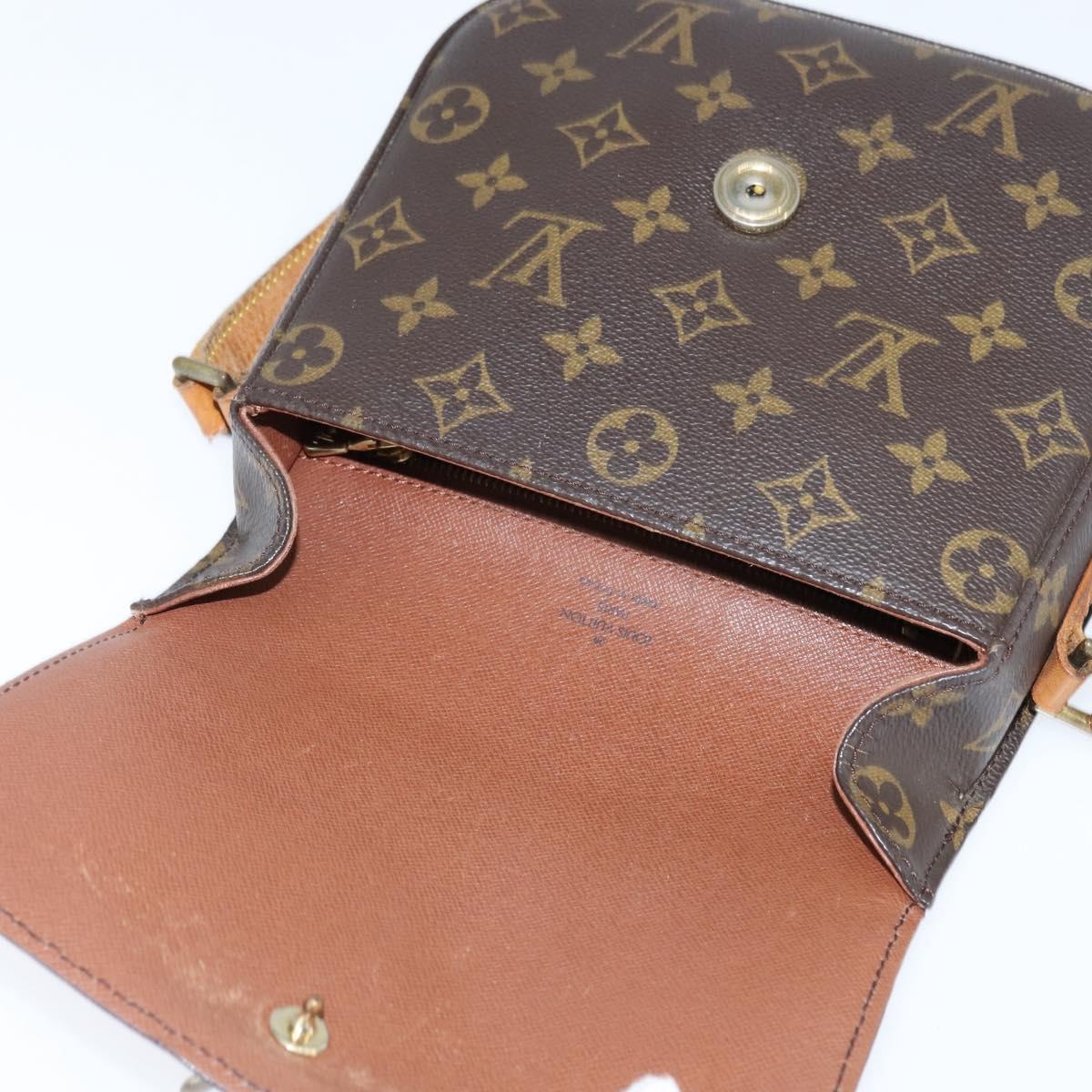 LOUIS VUITTON Monogram Saint Cloud MM Shoulder Bag M51243 LV Auth BA7389