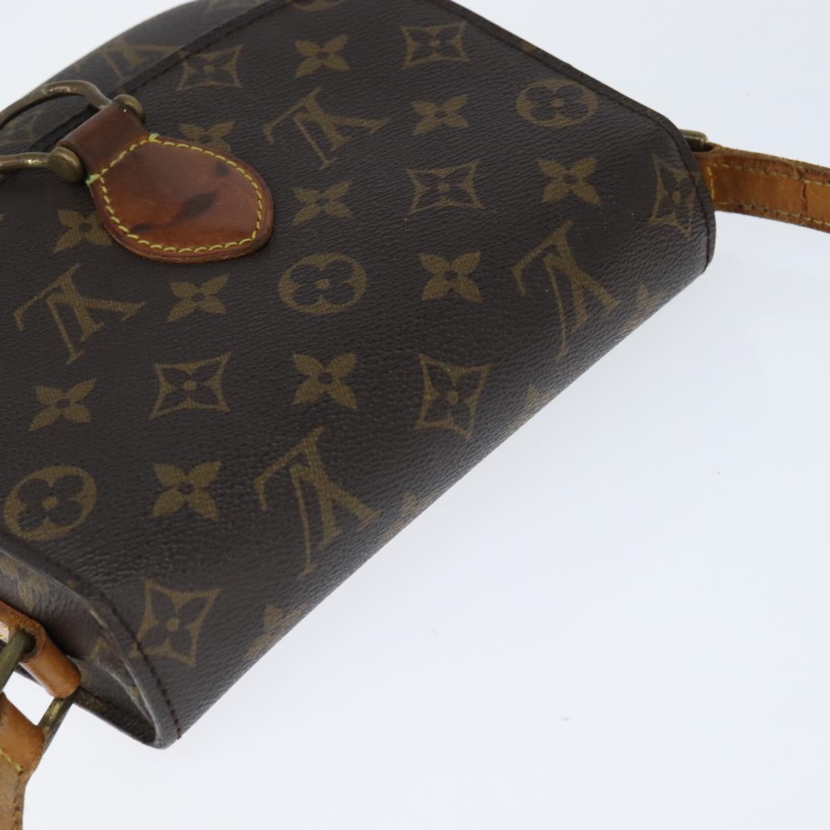 LOUIS VUITTON Monogram Saint Cloud MM Shoulder Bag M51243 LV Auth BA7389
