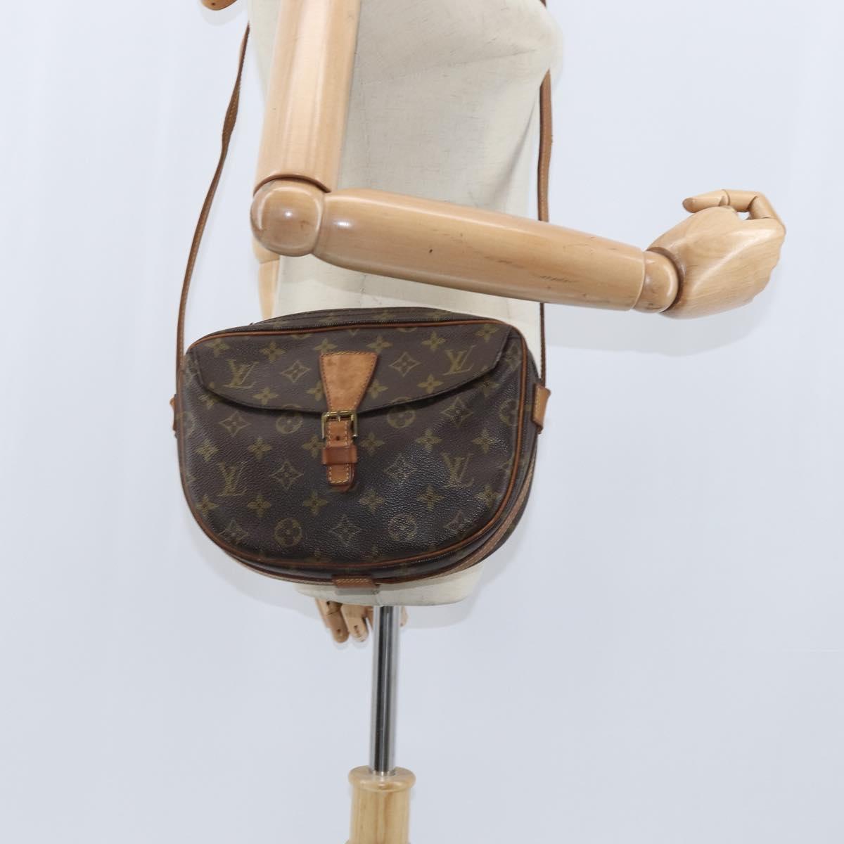 LOUIS VUITTON Monogram Jeune Fille MM Shoulder Bag Vintage M51226 LV Auth BA7398