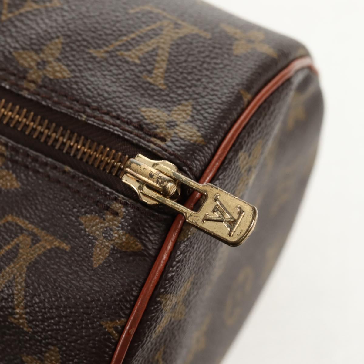 LOUIS VUITTON Monogram Papillon 30 Hand Bag M51385 LV Auth BA7399A