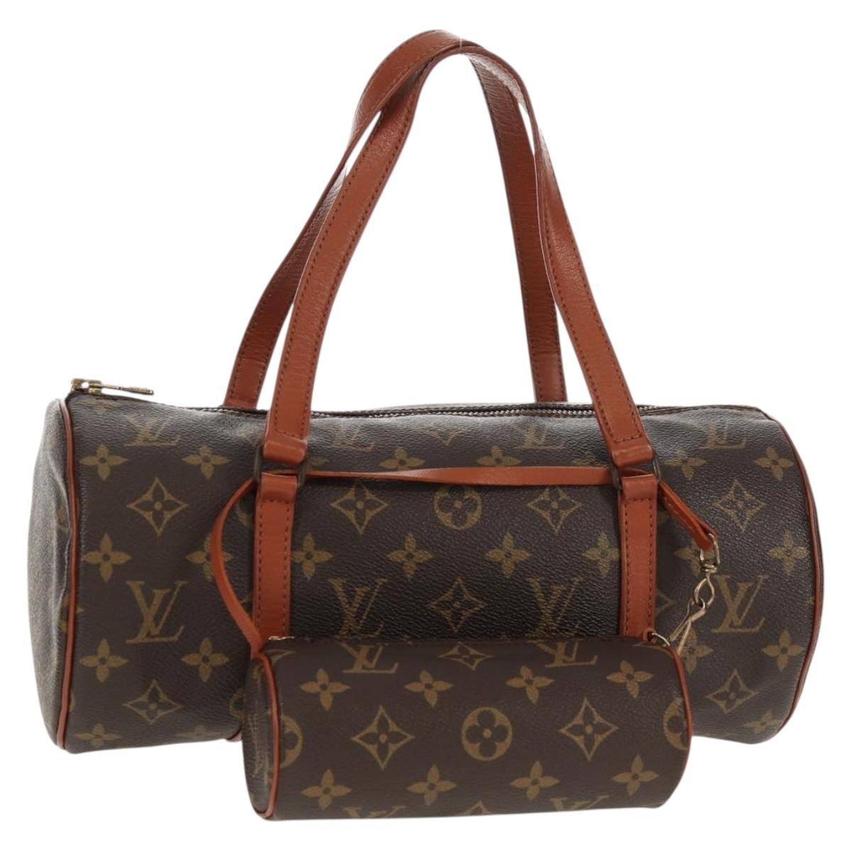 LOUIS VUITTON Monogram Papillon 30 Hand Bag M51385 LV Auth BA7399A