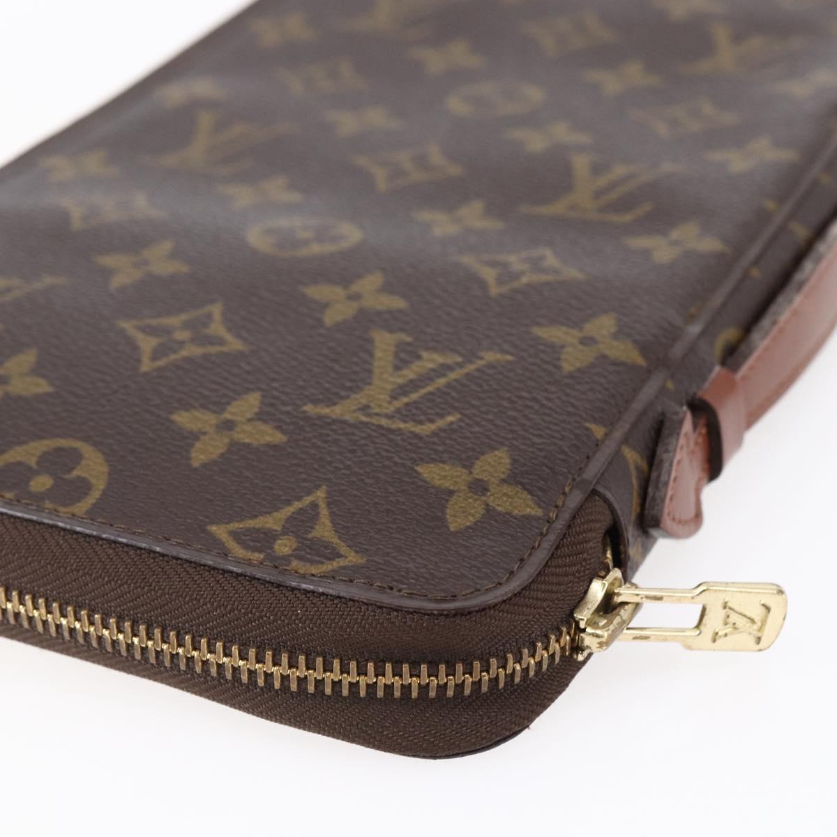 LOUIS VUITTON Monogram Organizer De Voyage Travel Case M60119 LV Auth BA7403