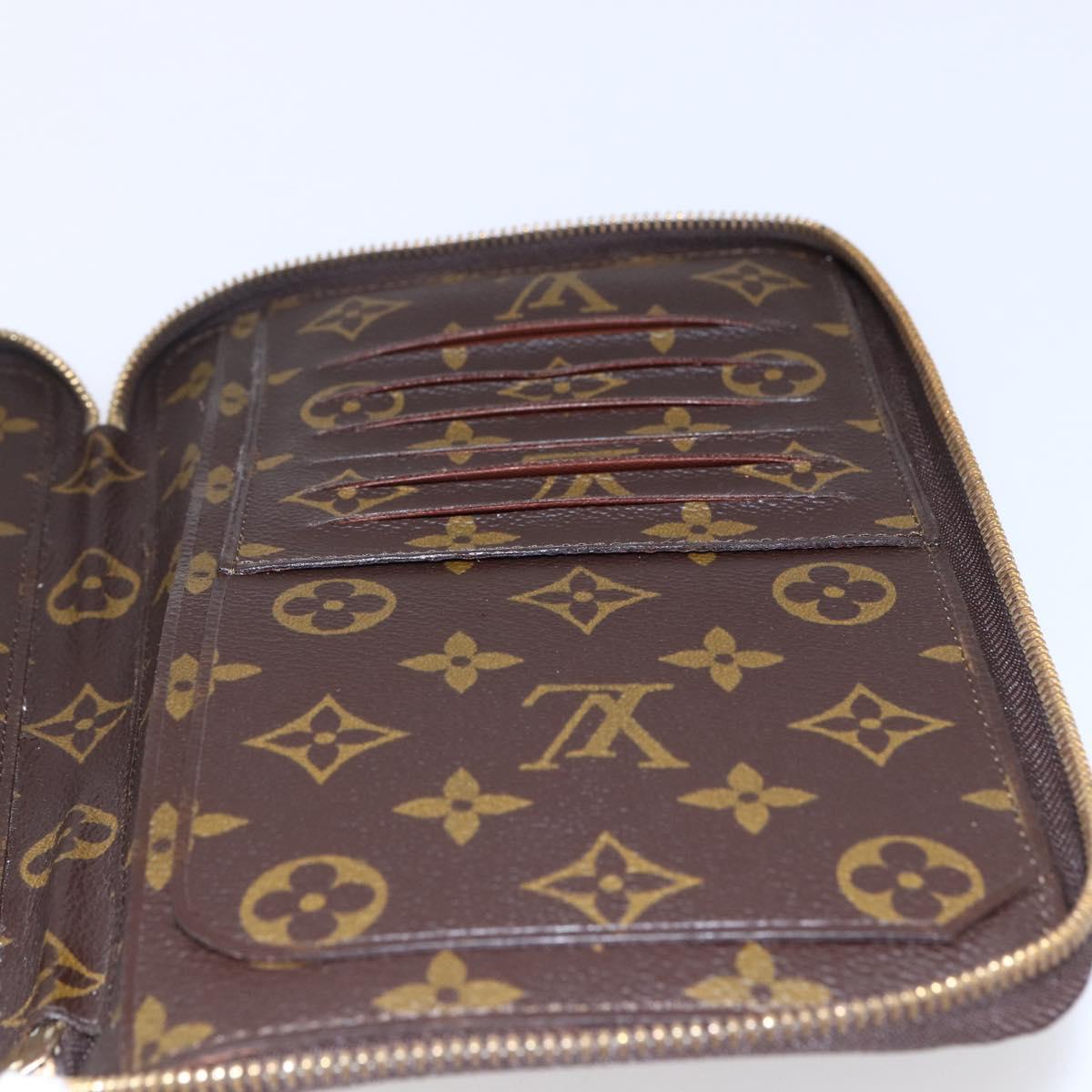 LOUIS VUITTON Monogram Organizer De Voyage Travel Case M60119 LV Auth BA7403